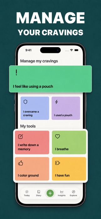 Fendo’s craving-support tools