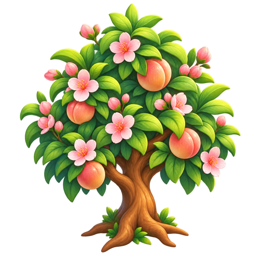 Peach Bloom, a collectible tree from Fendo’s Grove